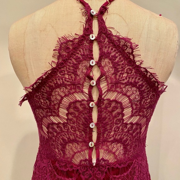 Free People lace halter dress - Picture 6 of 10